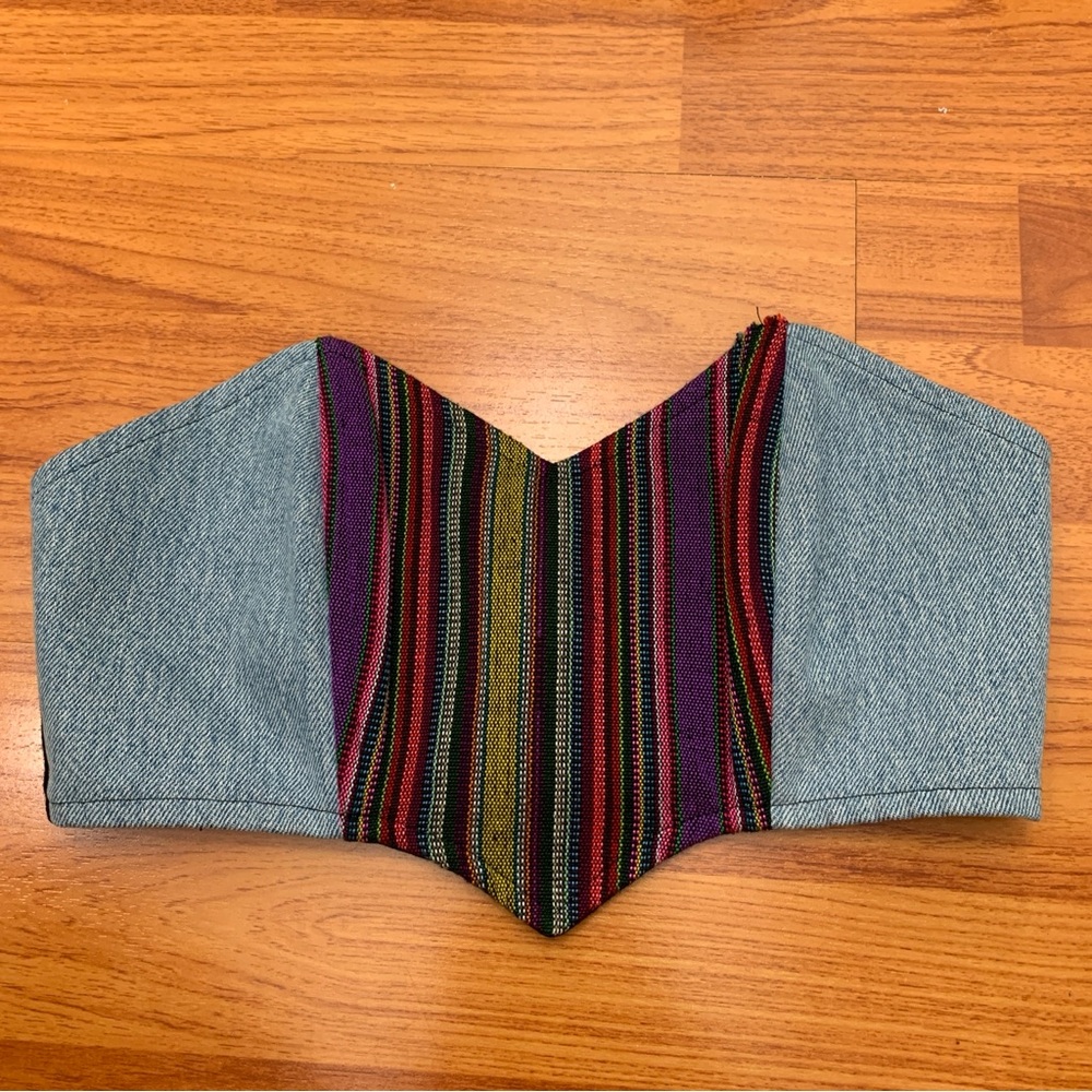 Denim Colorful Bustier
